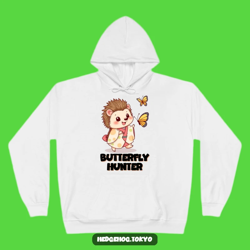 Funny Hedgehog Kimono Butterfly Hoodie: Cozy and Hilarious Gift for All!