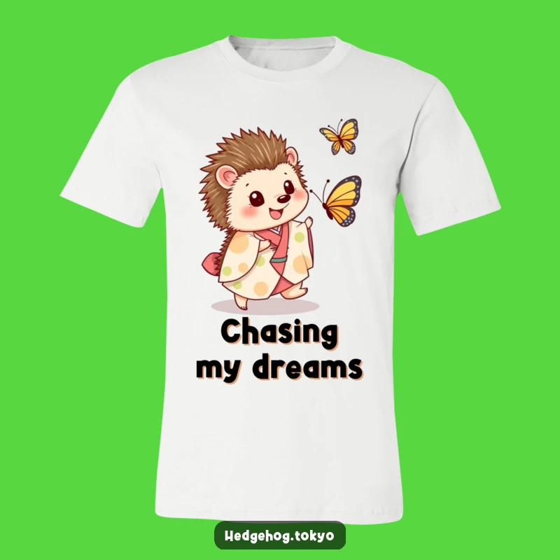Funny Hedgehog Kimono Butterfly T-Shirt: Hilarious Gift for Joyful Souls!